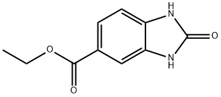 2-氧代-2,3-二氢-1H-苯并[D]咪唑-5-羧酸乙酯 结构式