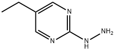 5-乙基-2-肼基嘧啶 结构式