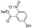 5-Mercapto-2-nitrobenzoic acid sodium salt 结构式