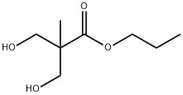 3-Hydroxy-2-(hydroxymethyl)-2-methylpropanoic acid propyl ester 结构式