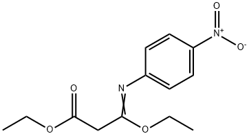 ethyl 3-ethoxy-3-[(4-nitrophenyl)imino]propionate 结构式