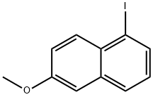 1-碘-6-甲氧基萘 结构式