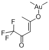 二甲基(三氟乙酰基丙铜)金(III) 结构式