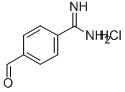 4-甲酰基苯甲脒盐酸盐 结构式