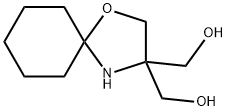 [3-(羟甲基)-1-氧杂-4-氮杂螺[4.5]癸-3-基]甲醇 结构式