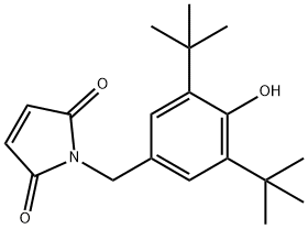1H-Pyrrole-2,5-dione, 1-[[3,5-bis(1,1-diMethylethyl)-4-hydroxyphenyl]Methyl]- 结构式