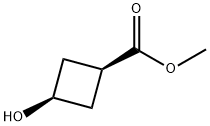 顺式-3-羟基环丁基羧酸甲酯 结构式