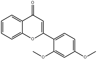 2,4-二甲氧基黄酮 结构式