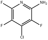 2-氨基-4-氯-3,5,6-三氟吡啶 结构式