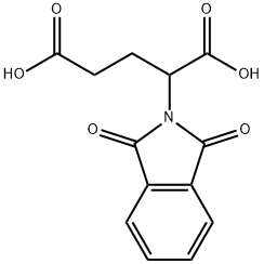酞酰-DL-谷氨酸 结构式