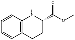 (S)-1,2,3,4-四氢喹啉-2-羧酸甲酯 结构式