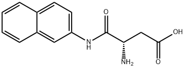 L-ASPARTIC ACID ALPHA-(BETA-NAPHTHYLAMIDE) 结构式