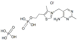thiamine phosphate ester dihydrogen phosphate salt 结构式