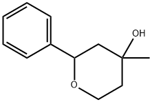 tetrahydro-4-methyl-2-phenyl-2H-pyran-4-ol  结构式