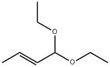 反-2-丁烯醛二乙基缩醛 结构式