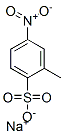 sodium 2-methyl-4-nitrobenzenesulphonate 结构式