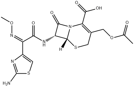 头孢噻肟酸 结构式