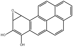 BENZO[A]PYRENE-7,8-DIOL-9,10-EPOXIDE 结构式