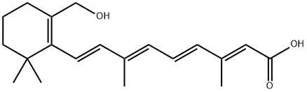 18-Hydroxy-all-trans-retinoic acid 结构式