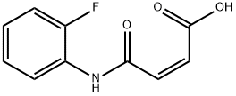 (2Z)-4-[(2-FLUOROPHENYL)AMINO]-4-OXOBUT-2-ENOIC ACID 结构式