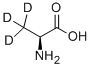 L-丙氨酸-3,3,3-D3 结构式