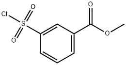 3-甲氧基羰基苯磺酰氯 结构式