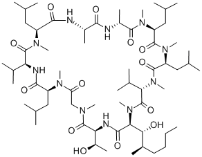 双氢环孢菌素C 结构式