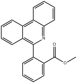 2-(Phenanthridin-6-yl)benzoic acid methyl ester 结构式