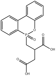 [(6-氧代-6H-二苯并[C,E][1,2]氧磷杂己环-6-基)甲基]丁二酸 结构式