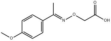 1-(4-甲氧苯基)乙基亚胺氧代乙酸 结构式