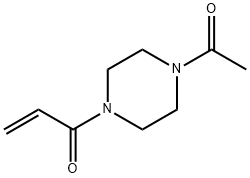 Piperazine, 1-acetyl-4-(1-oxo-2-propenyl)- (9CI) 结构式