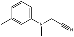 N-甲基-N-(3-甲基苯基)氨基乙腈 结构式