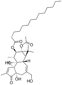 4ALPHA-PHORBOL12-MYRISTATE13-ACETATE 结构式