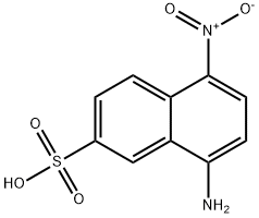 8-amino-5-nitronaphthalene-2-sulfonic acid 结构式