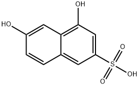 4,6-二羟基萘-2-磺酸 结构式