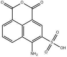 4-氨基-3-磺基-1,8-萘酸酐 结构式