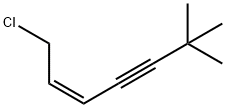 1-氯-6,6-二甲基-2-庚稀-4-炔 结构式