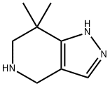 4,5,6,7-四氢-7,7-二甲基-1H-吡唑并[4,3-C]吡啶盐酸盐 结构式