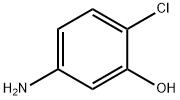 2-氯-5-氨基苯酚 结构式
