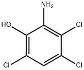 2-氨基-3,4,6-三氯苯酚 结构式