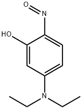 5-(二乙氨基)-2-(亚硝基苯酚) 结构式
