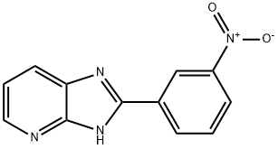 2-(3-Nitrophenyl)-1H-imidazo(4,5-b)pyridine 结构式