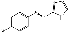 2-[(4-chlorophenyl)azo]-1H-imidazole 结构式