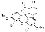 4',5'-Dibromo-4,7-dichloro-3',6'-bis(sodiooxy)spiro[isobenzofuran-1(3H),9'-[9H]xanthen]-3-one 结构式