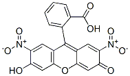 2-[6-Hydroxy-2,7-dinitro-3-oxo-3H-xanthen-9-yl]benzoic acid 结构式