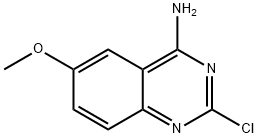 2-氯-6-甲氧基喹唑啉-4-胺 结构式