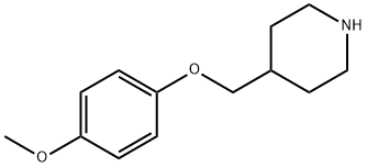 4-((4-甲氧基苯氧基)甲基)哌啶 结构式