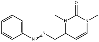 3,4-Dihydro-1,3-dimethyl-4-[(phenylazo)methyl]-2(1H)-pyrimidinone 结构式