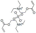 bis[[2-(acryloyloxy)ethyl]diethylammonium] sulphate 结构式