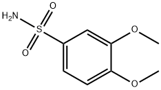 3,4-二甲氧基苯-1-磺酰胺 结构式